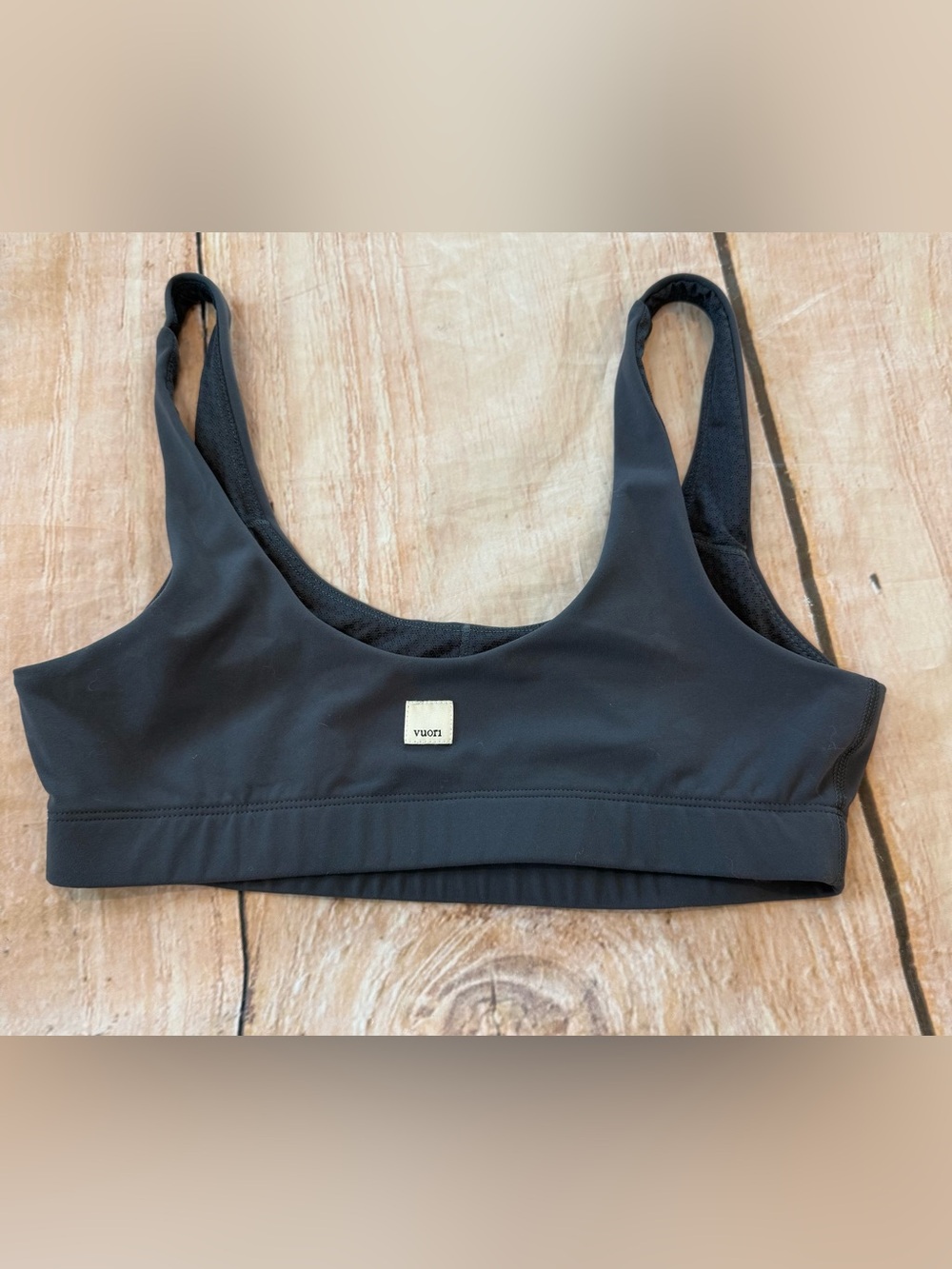 Vuori Daily Sports Bra VW158 Charcoal Grey Size Small - Picture 2 of 3